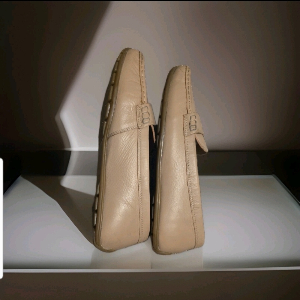 Joie Women's Beige Leather Comfort Flats Size 7 - Picture 2 of 7